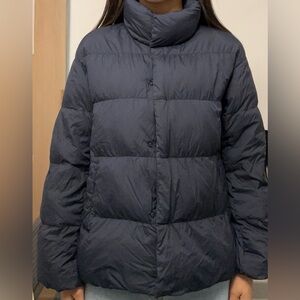 Ultra Light Weight Navy Puffer Jacket